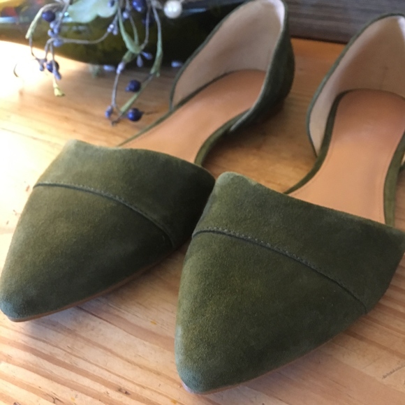 J. Crew Shoes - J. Crew Suede D'Orsay flats